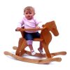 Wooden rocking horse for younger children