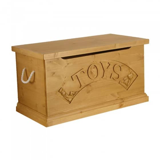 Hibba Classic Solid Pine Toy Box