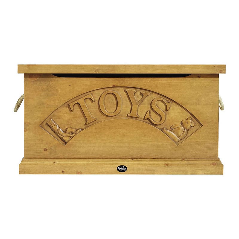 Hibba Classic Solid Pine Toy Box