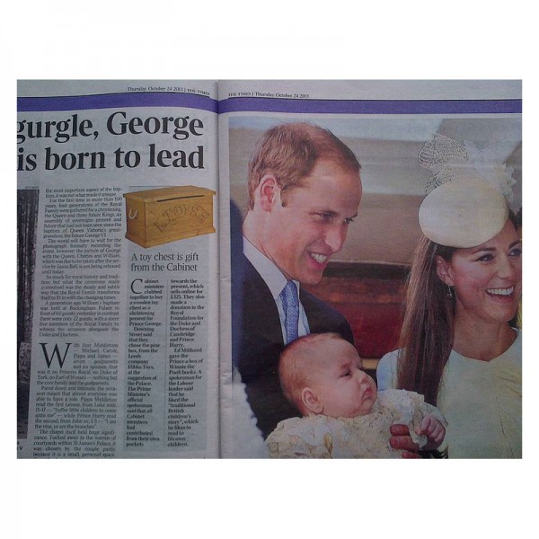 Hibba Toys supplies toy box to Prince George - newspaper article
